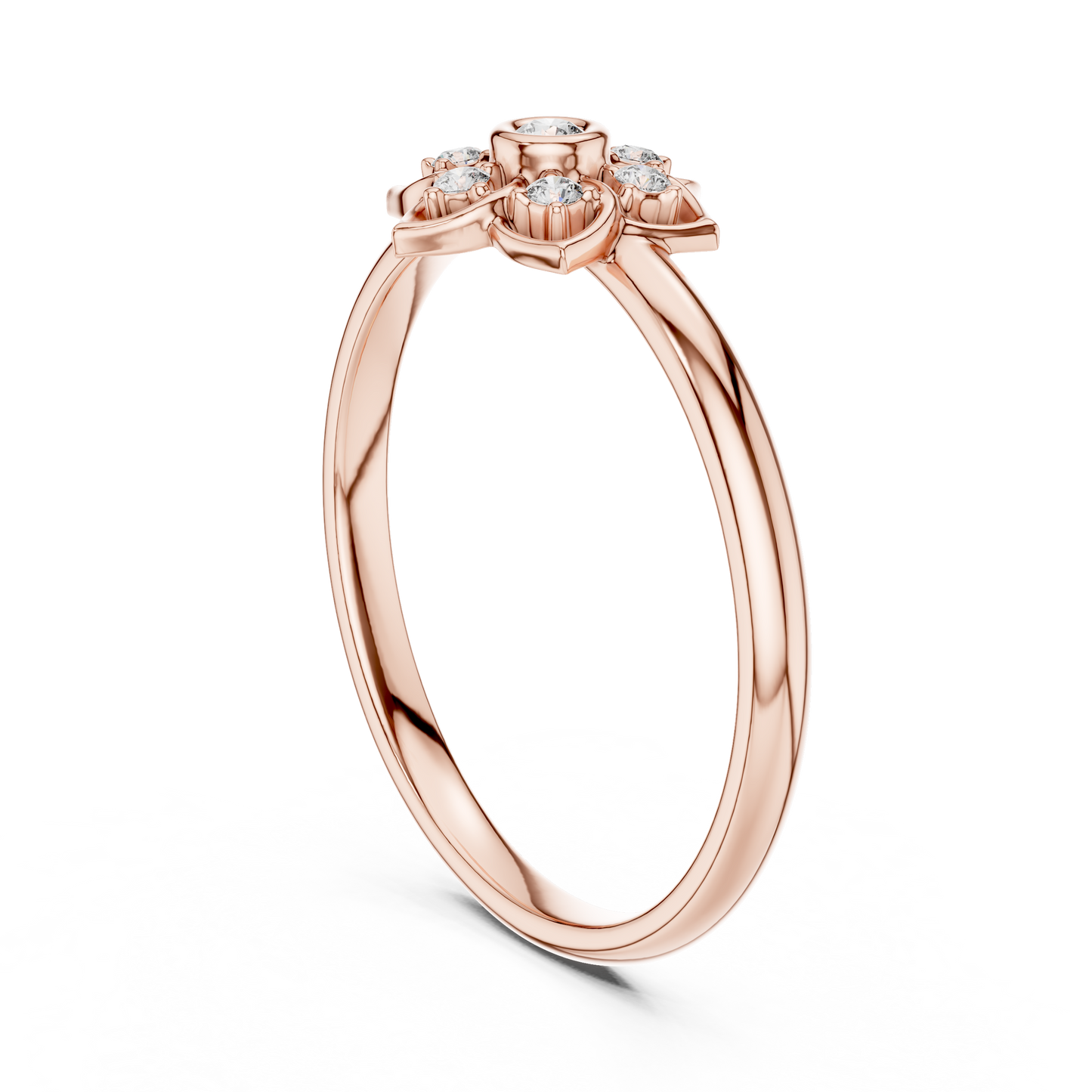 Majestic Floral Diamond | Opulent Gold Jewelry | Powerfully Elegant Design With Rare Brilliance