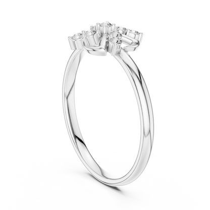 Exclusive Floral Diamond Ring | Rose Gold Luxury Craft | Delicate Beauty Inspired By Nature