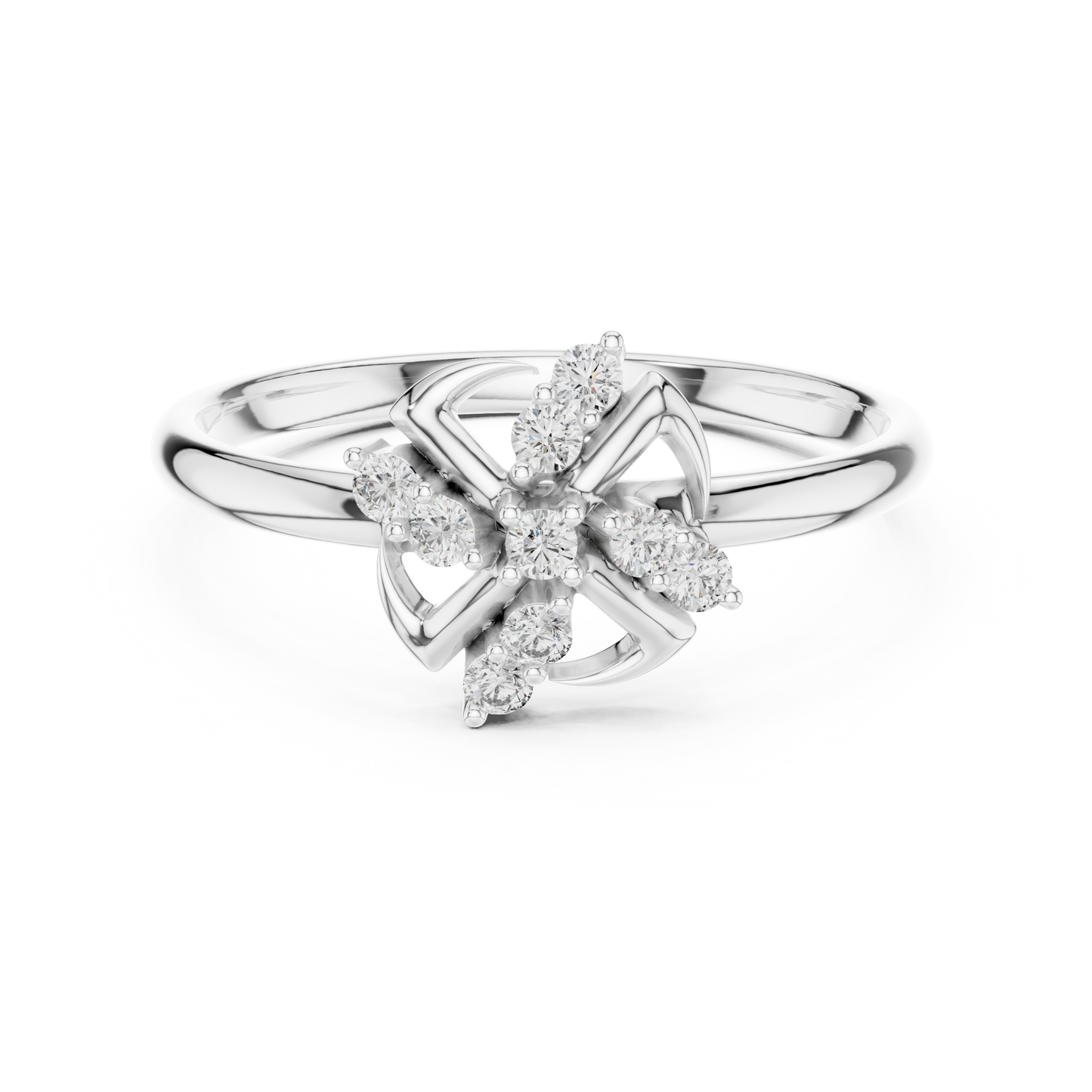 Exclusive Floral Diamond Ring | Rose Gold Luxury Craft | Delicate Beauty Inspired By Nature