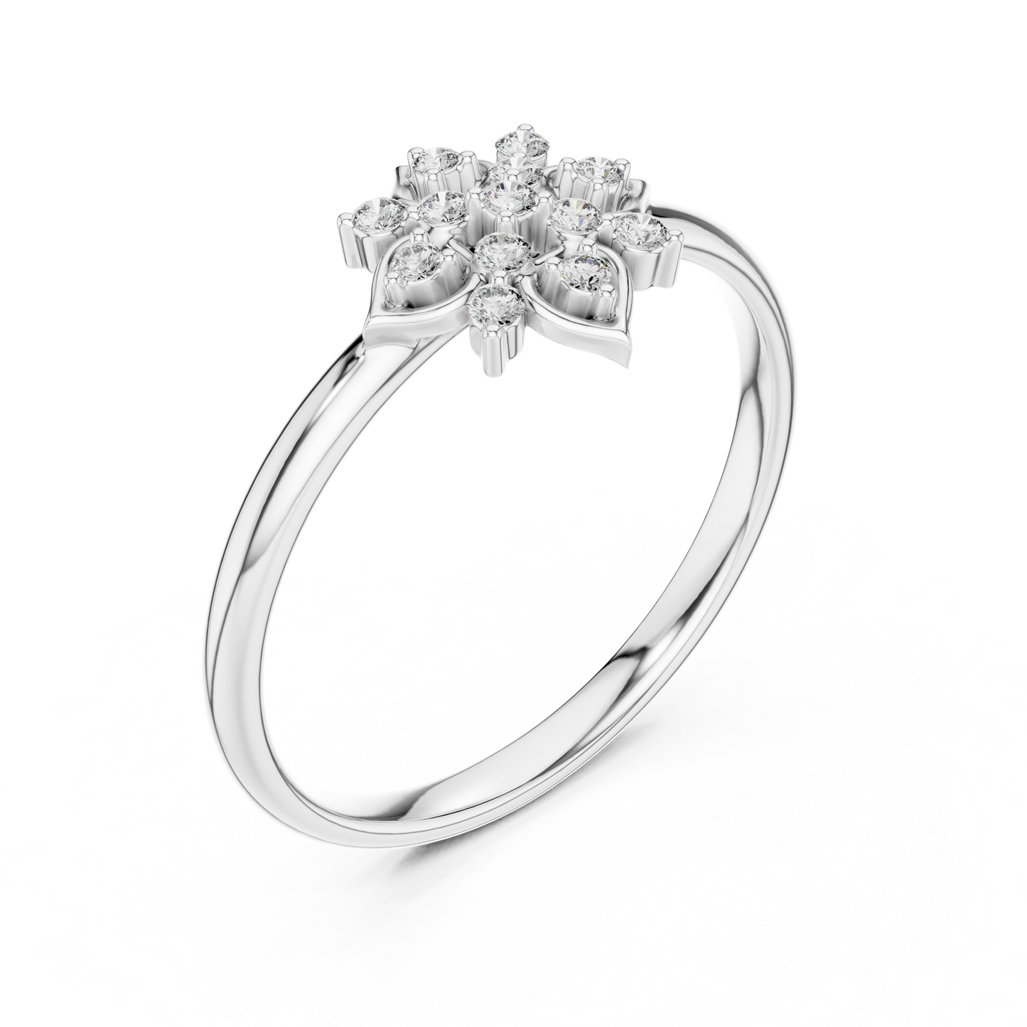 Heavenly Floral Diamond Ring | Elite Cluster Crown | Rare Next Gen Timeless Luxury Statement