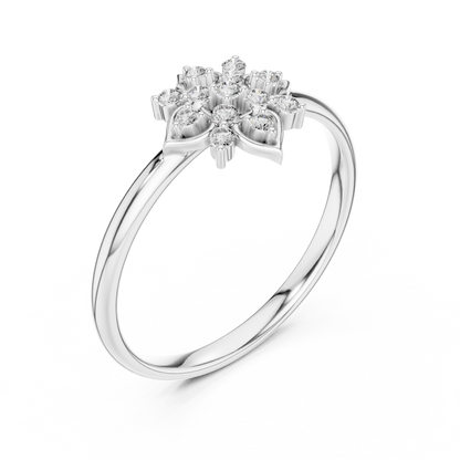 Heavenly Floral Diamond Ring | Elite Cluster Crown | Rare Next Gen Timeless Luxury Statement
