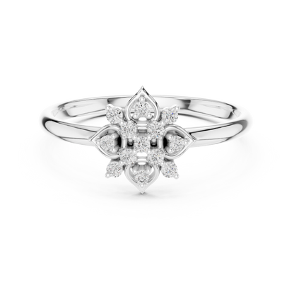 Heavenly Floral Diamond Ring | Elite Cluster Crown | Rare Next Gen Timeless Luxury Statement