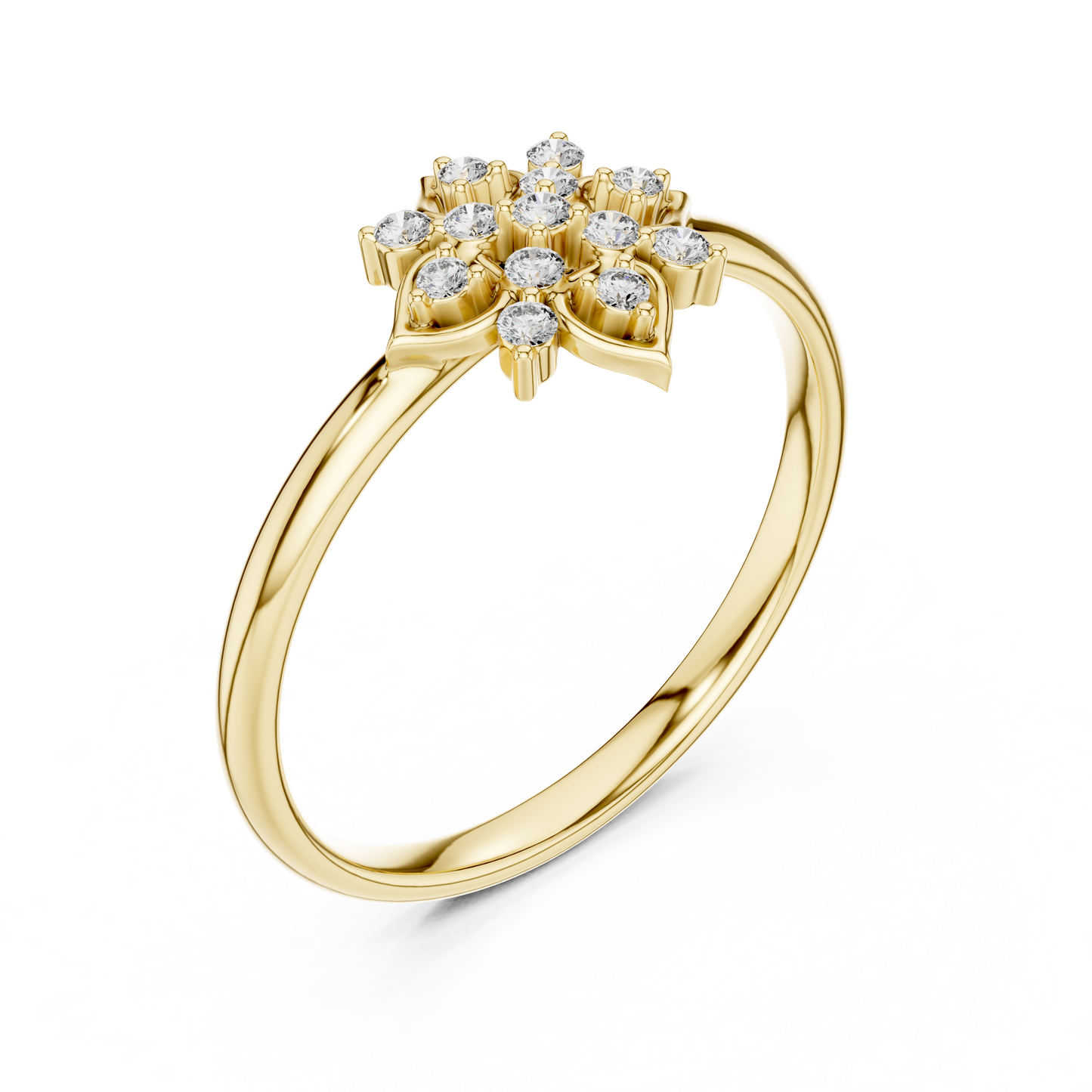 Heavenly Floral Diamond Ring | Elite Cluster Crown | Rare Next Gen Timeless Luxury Statement