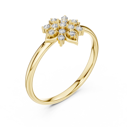 Heavenly Floral Diamond Ring | Elite Cluster Crown | Rare Next Gen Timeless Luxury Statement