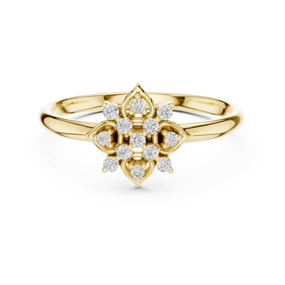 Heavenly Floral Diamond Ring | Elite Cluster Crown | Rare Next Gen Timeless Luxury Statement