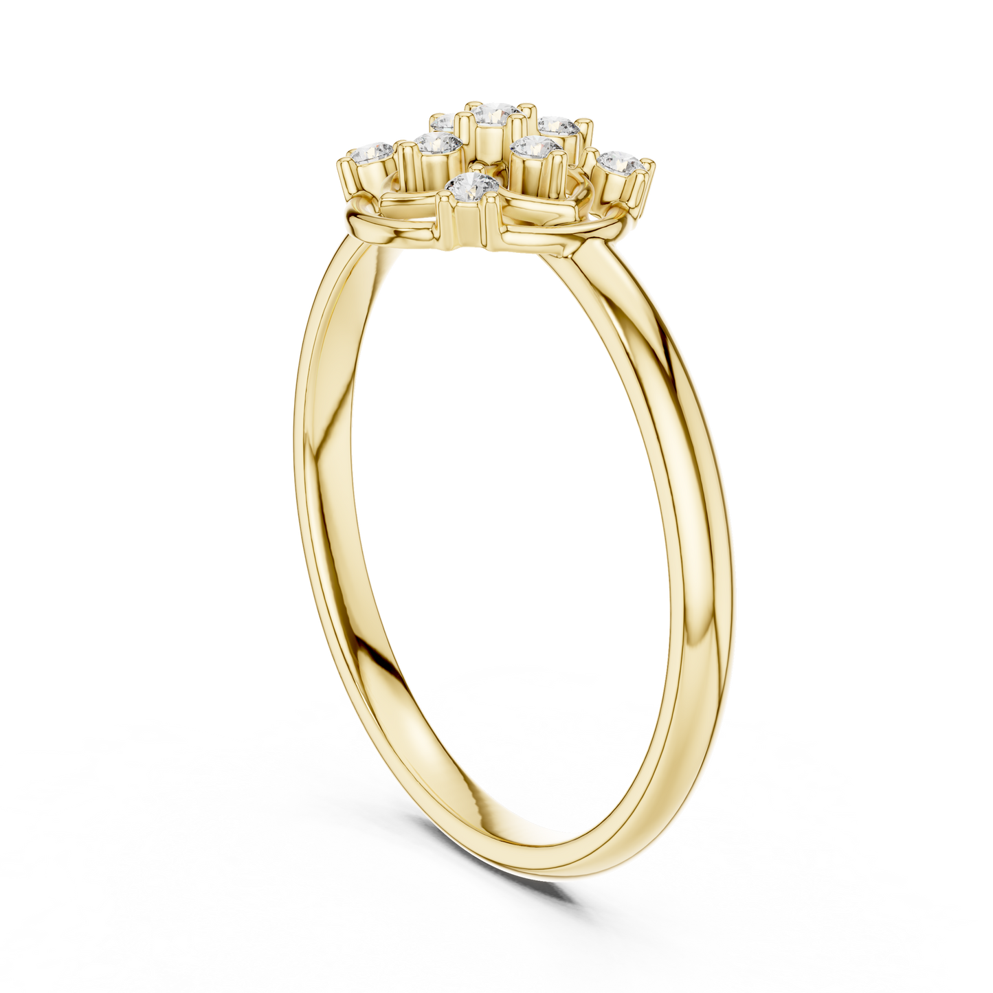 Imperial Bloom Diamond Ring | Classic Floral Harmony | Next Generation Fine Jewelry Masterpiece