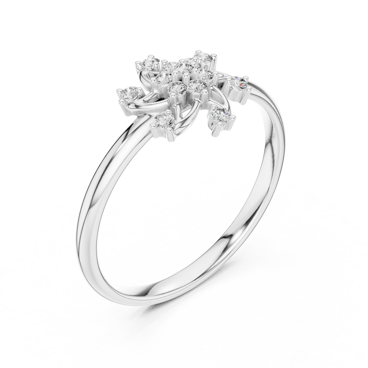 Stellar Muse Diamond Ring | Elite 925 Sterling Silver Engineering | An Icon Crafted For Eternity