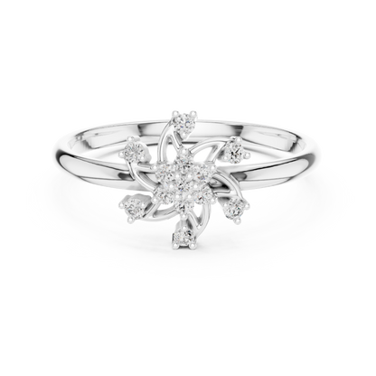Stellar Muse Diamond Ring | Elite 925 Sterling Silver Engineering | An Icon Crafted For Eternity