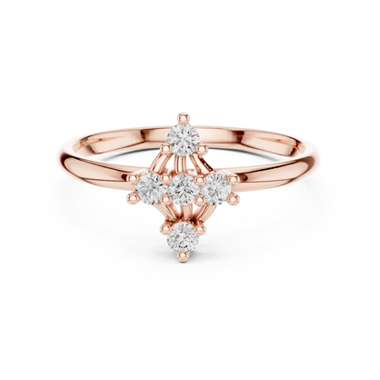 Fine crafted diamond ring | romantic glow lasting promise | a symbol of lifelong togetherness