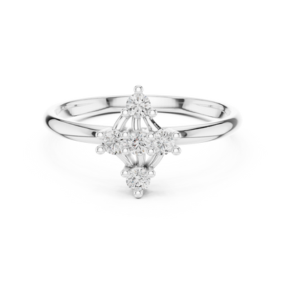 Fine crafted diamond ring | romantic glow lasting promise | a symbol of lifelong togetherness