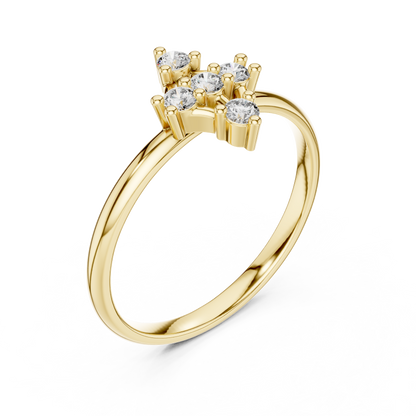 Fine crafted diamond ring | romantic glow lasting promise | a symbol of lifelong togetherness