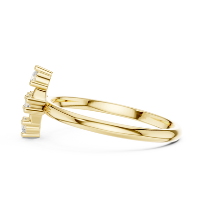 Fine crafted diamond ring | romantic glow lasting promise | a symbol of lifelong togetherness