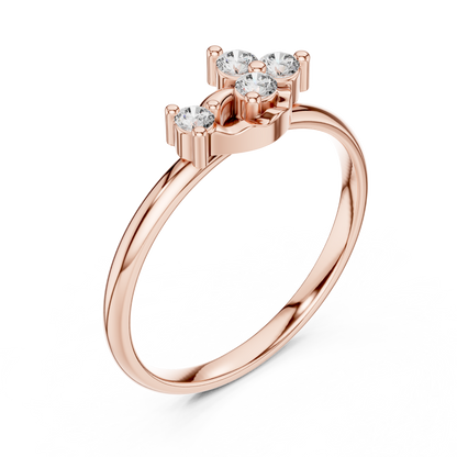 Beautifully designed diamond ring showcasing fine craftsmanship luxury shine and modern feminine charm