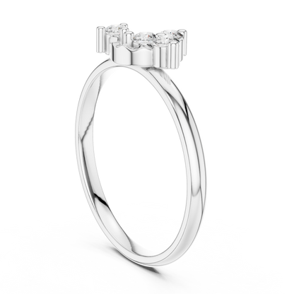 Beautifully designed diamond ring showcasing fine craftsmanship luxury shine and modern feminine charm