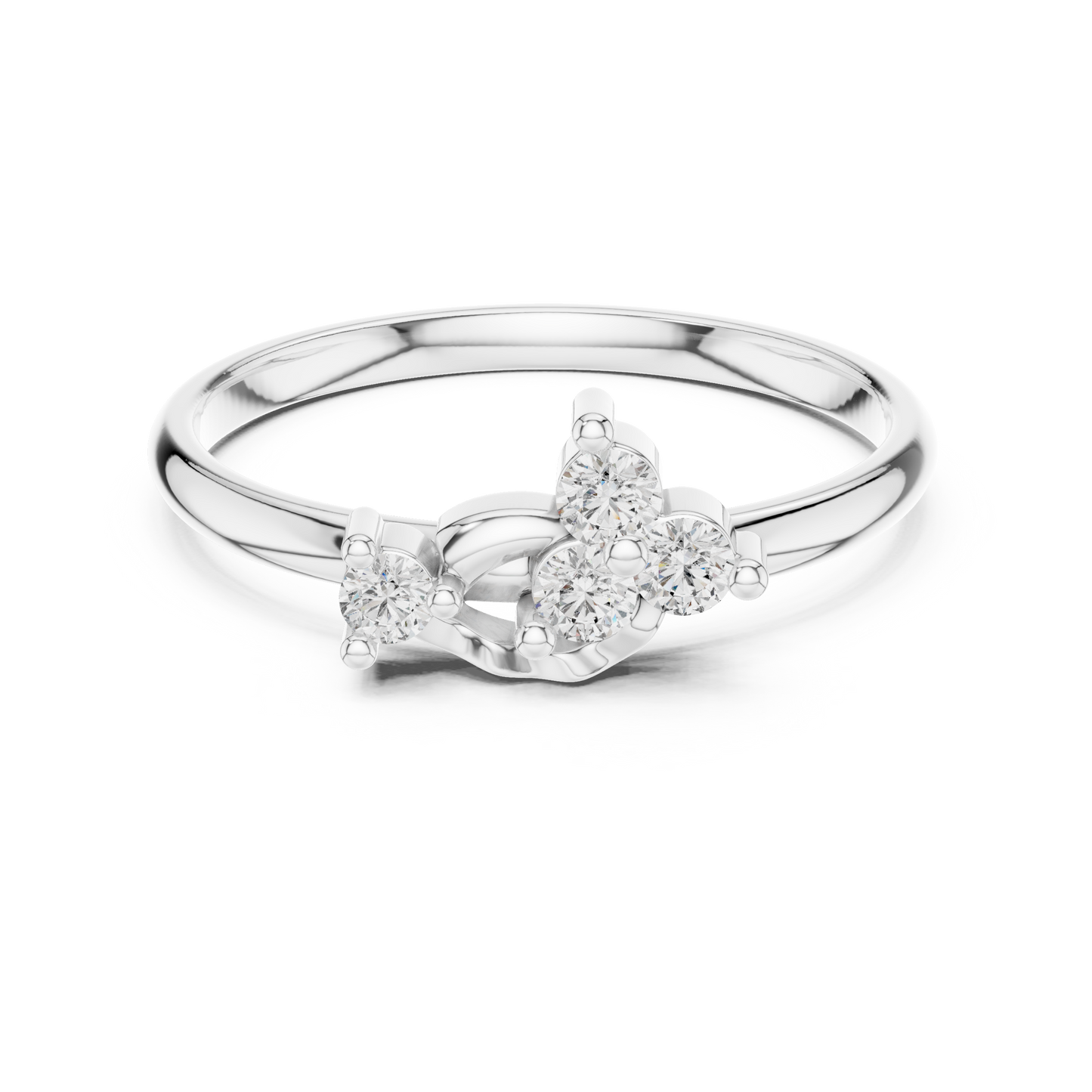 Beautifully designed diamond ring showcasing fine craftsmanship luxury shine and modern feminine charm