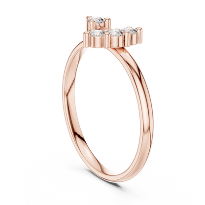 Stylish diamond cluster ring | made for timeless fashion | elegance that never fades