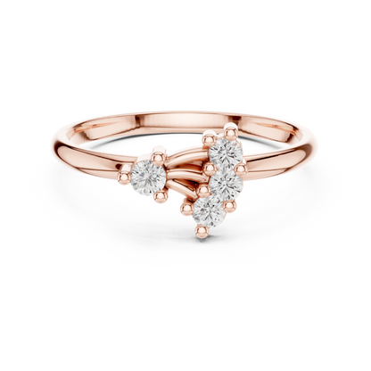 Stylish diamond cluster ring | made for timeless fashion | elegance that never fades