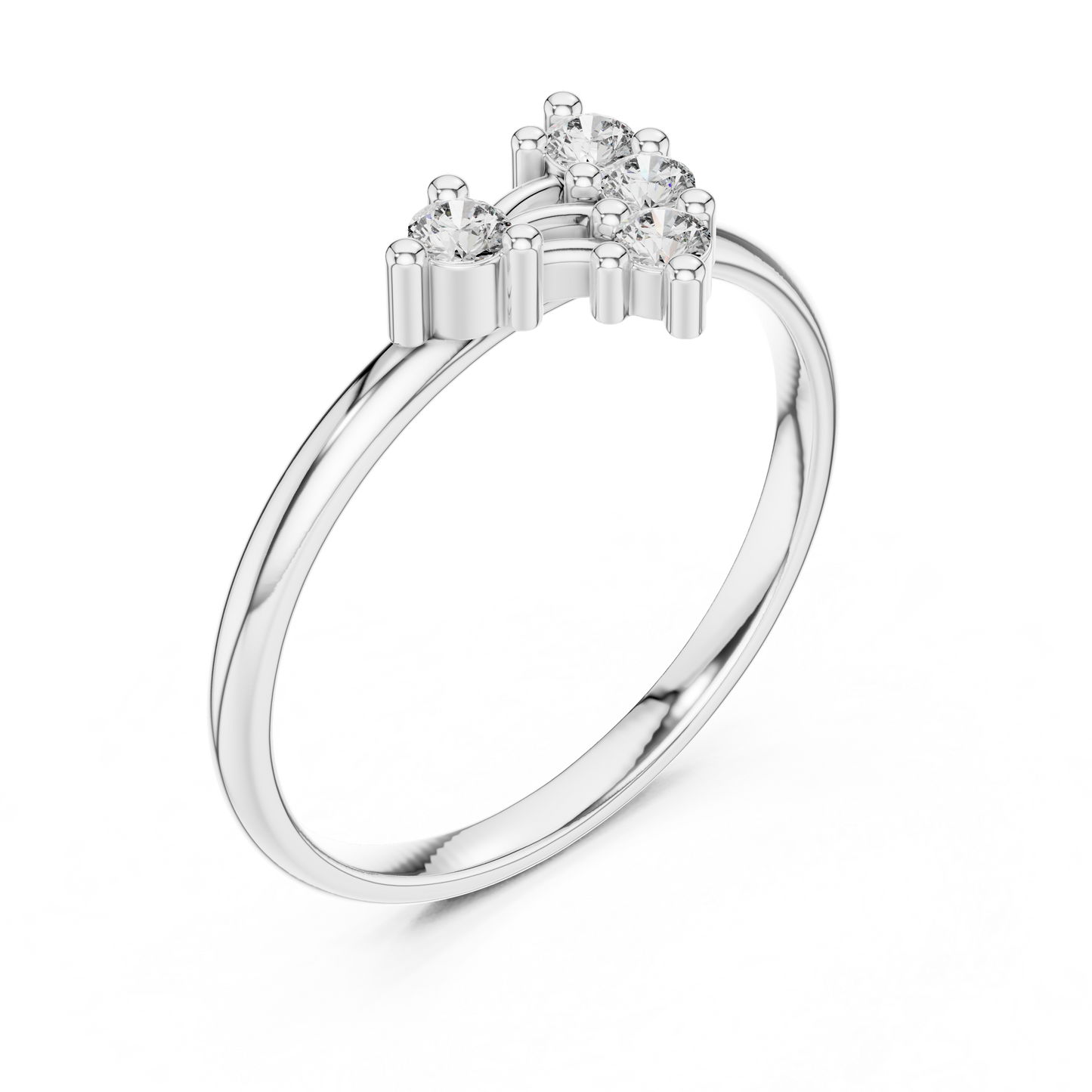 Stylish diamond cluster ring | made for timeless fashion | elegance that never fades