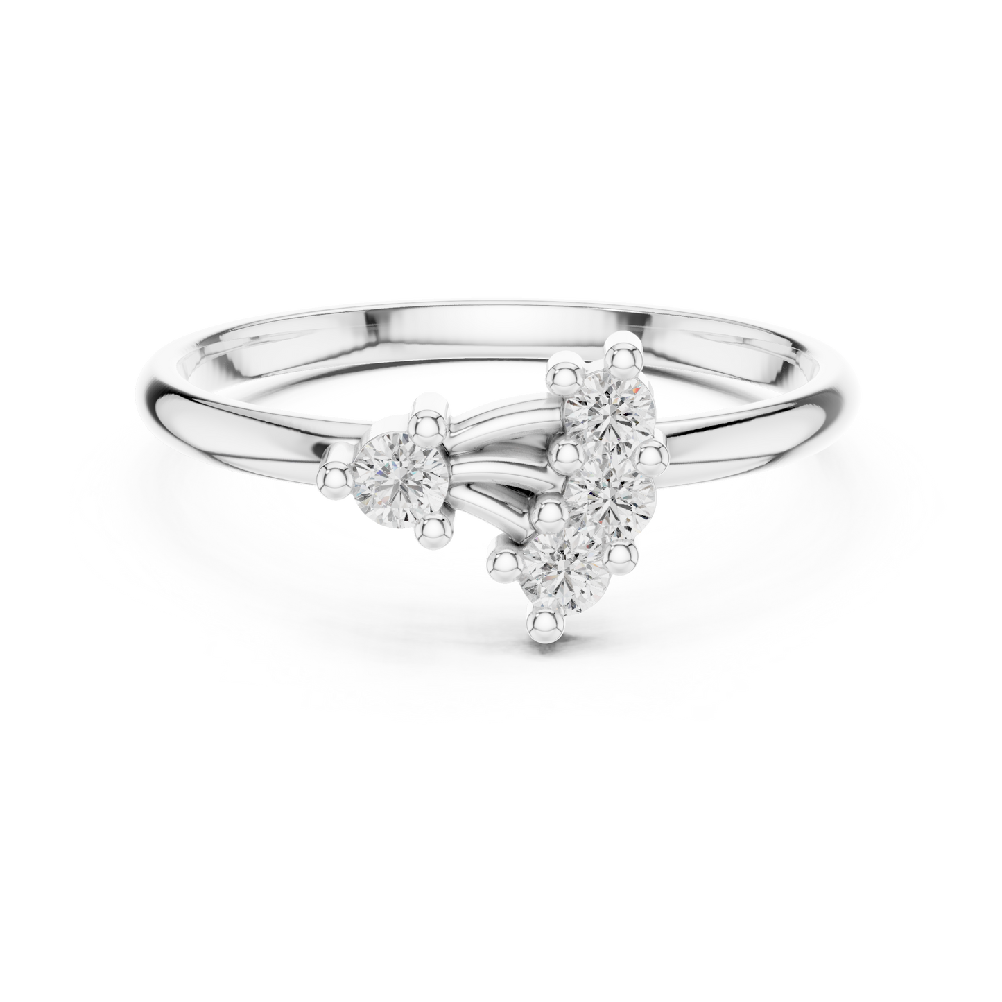 Stylish diamond cluster ring | made for timeless fashion | elegance that never fades