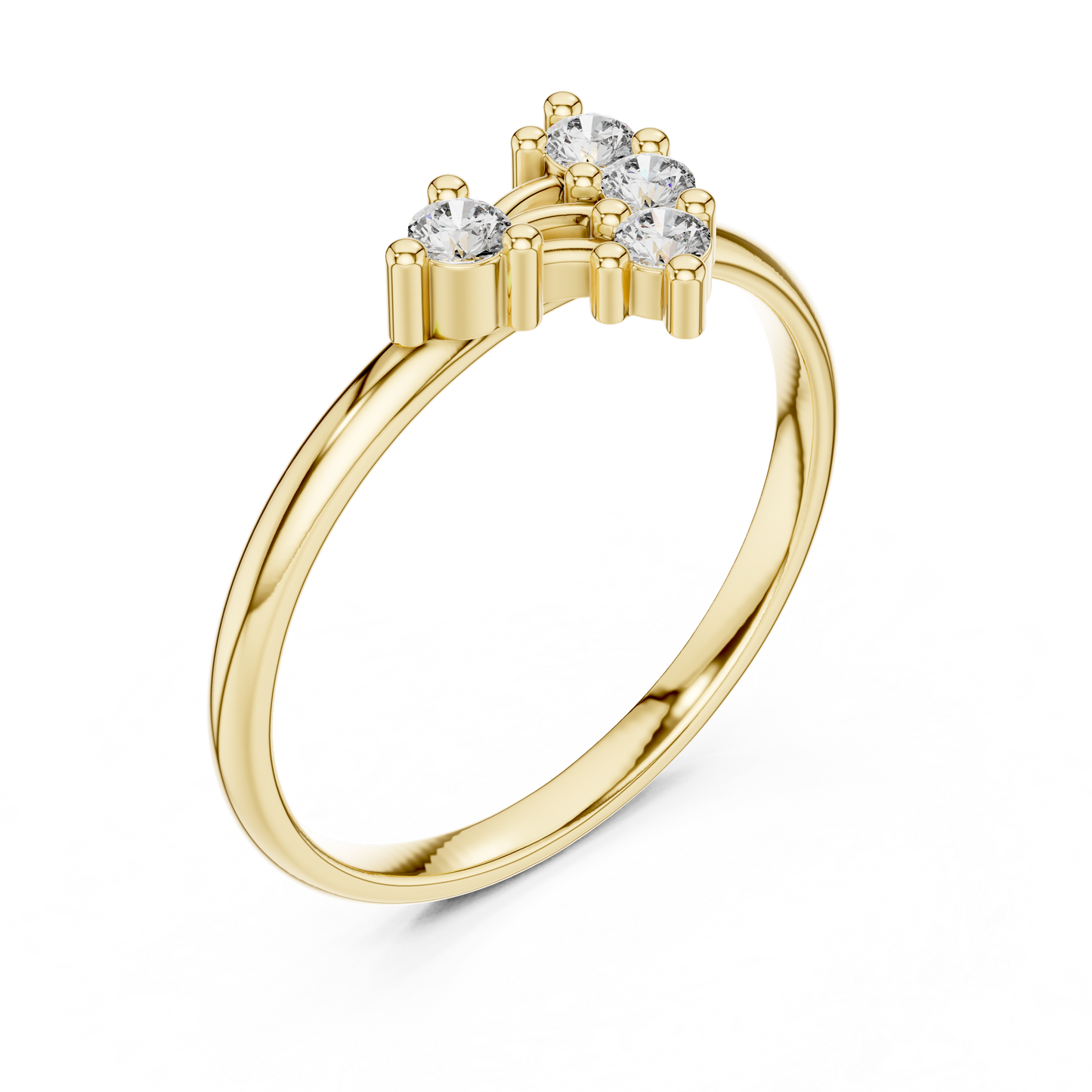 Stylish diamond cluster ring | made for timeless fashion | elegance that never fades