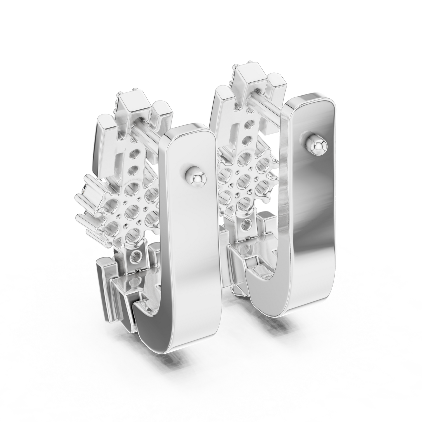 Starburst Huggie Earrings – Gold Hoop Drop – Dainty Cluster Sparkle – Luxury Everyday Jewelry Gift