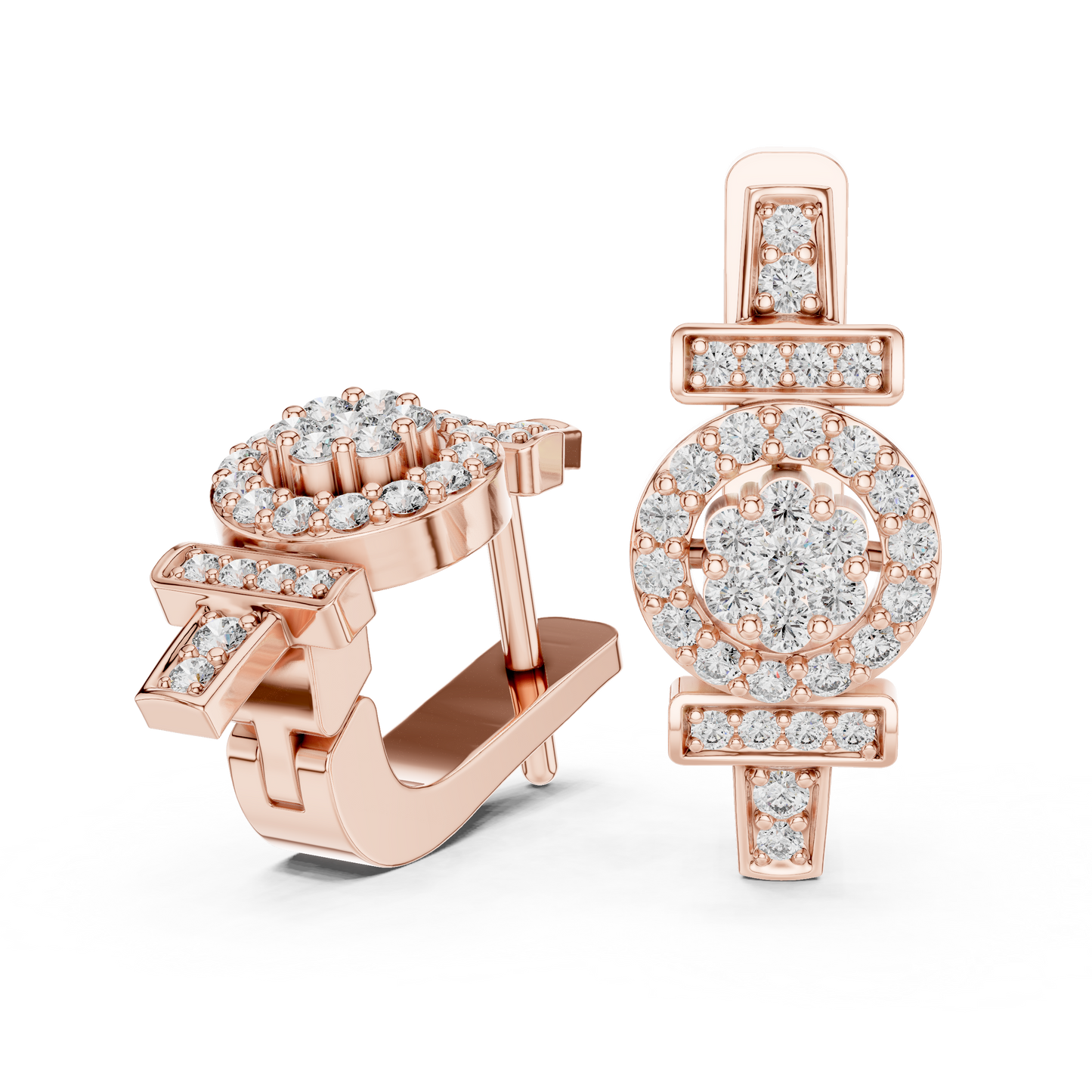 Huggie Earrings – Unique Symbol Design, Elegant Everyday Statement Jewelry