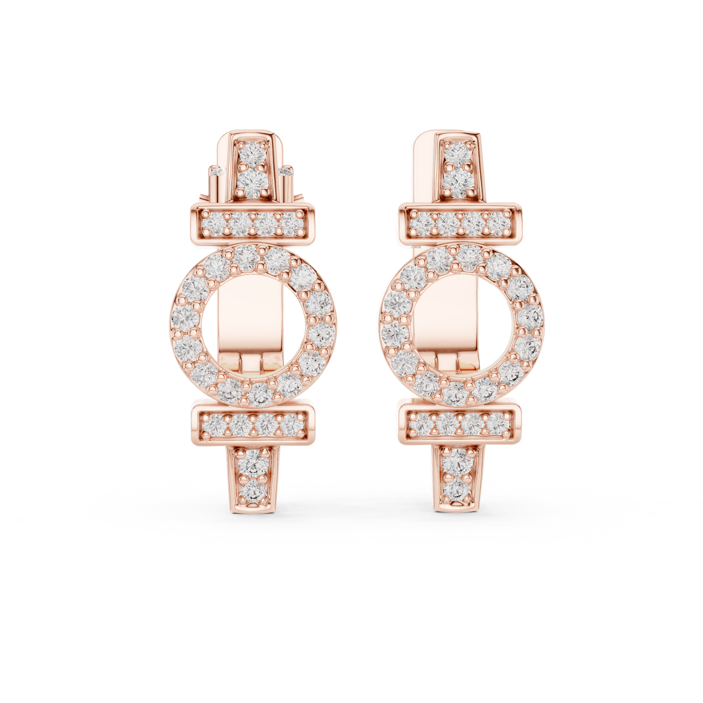 Huggie Earrings – Unique Symbol Design, Elegant Everyday Statement Jewelry