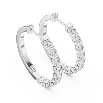 Dainty CZ Huggee Hoops – Minimalist Everyday Earrings for Women - Trendy Lightweight Jewelry