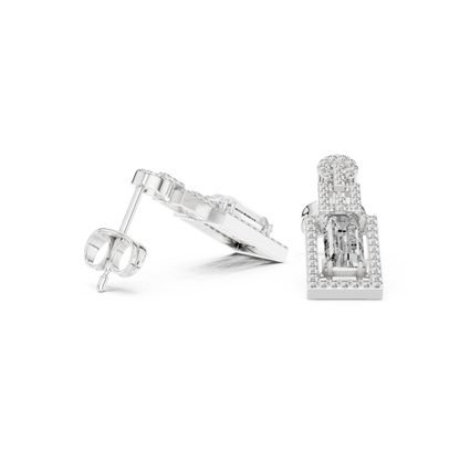 Sophisticated Gold Drops • Emerald Cut Dangles • Chic Party Jewelry - Geometric Dangle Wedding Gift