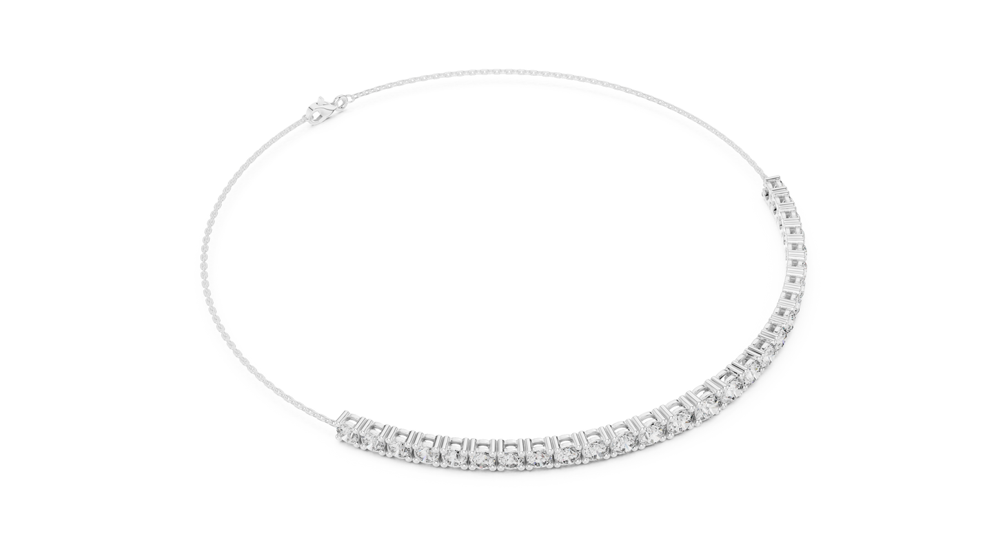Virtuoso Diamond Bar Bracelet • Artisan Silver Setting • Elevated Silver Minimalist • Exquisite  Gift