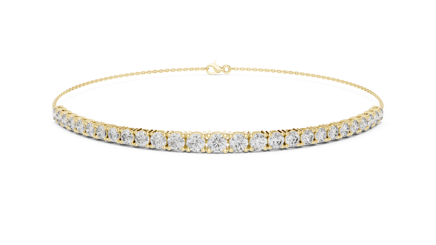 Virtuoso Diamond Bar Bracelet • Artisan Silver Setting • Elevated Silver Minimalist • Exquisite  Gift