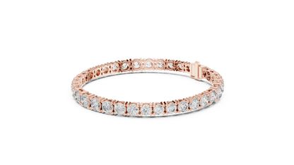 Eterna Gold Tennis Bracelet • High-Shine Moissanite • Waterproof Fine Jewelry • Anniversary Gift for Her
