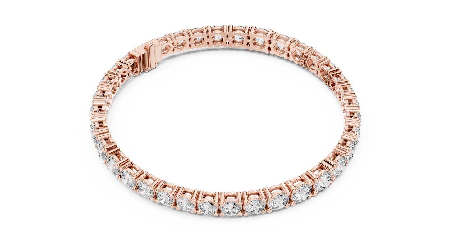 Eterna Gold Tennis Bracelet • High-Shine Moissanite • Waterproof Fine Jewelry • Anniversary Gift for Her