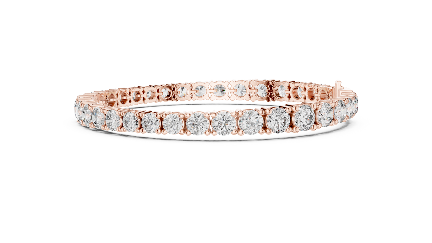 Eterna Gold Tennis Bracelet • High-Shine Moissanite • Waterproof Fine Jewelry • Anniversary Gift for Her