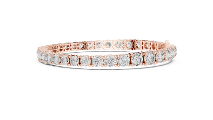 Eterna Gold Tennis Bracelet • High-Shine Moissanite • Waterproof Fine Jewelry • Anniversary Gift for Her