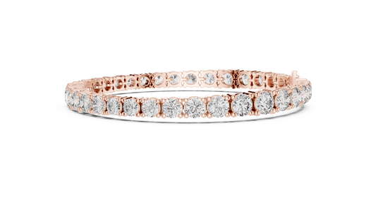 Eterna Gold Tennis Bracelet • High-Shine Moissanite • Waterproof Fine Jewelry • Anniversary Gift for Her