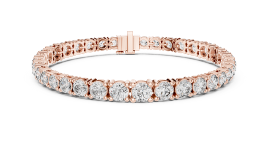 Eterna Gold Tennis Bracelet • High-Shine Moissanite • Waterproof Fine Jewelry • Anniversary Gift for Her