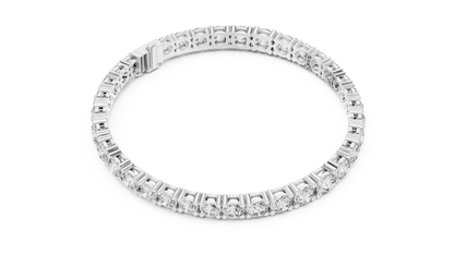 Eterna Gold Tennis Bracelet • High-Shine Moissanite • Waterproof Fine Jewelry • Anniversary Gift for Her