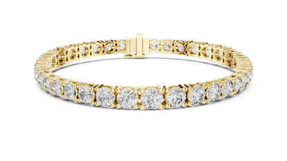 Eterna Gold Tennis Bracelet • High-Shine Moissanite • Waterproof Fine Jewelry • Anniversary Gift for Her