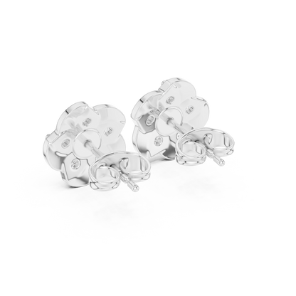 Opulent Bloom Diamonds | Signature Floral Studs | Fine Gold Earrings For Modern Royalty