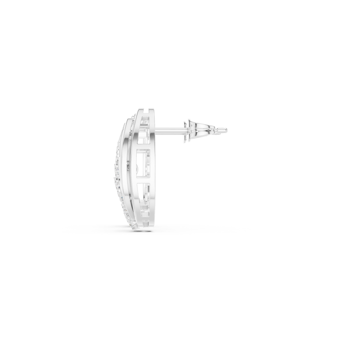 Eon Wave Quantum-Carved Diamond Loops — Celestial Torque Illumination - Engagement Gift For Her