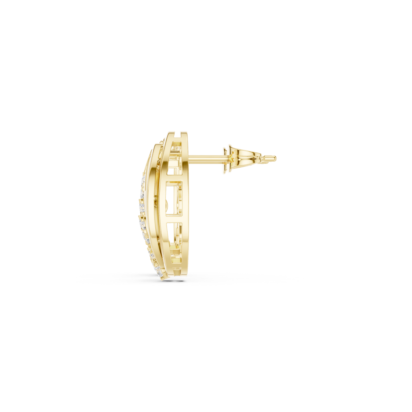 Eon Wave Quantum-Carved Diamond Loops — Celestial Torque Illumination - Engagement Gift For Her