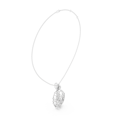 Exquisite diamond gold pendant - Elite handcrafted brilliance - Made to command attention everywhere - Where craftsmanship meets pure opulence