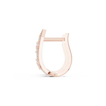 Collector’s Edition Diamond Earrings – Contemporary Silver Sculpture with Diamonds