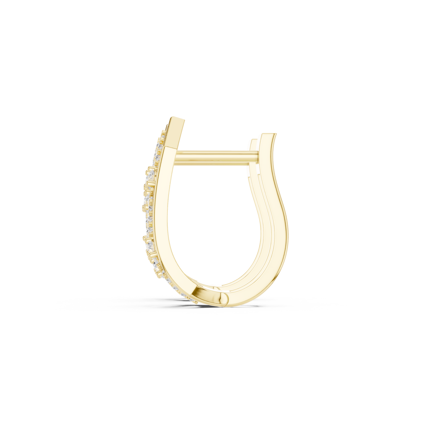 Collector’s Edition Diamond Earrings – Contemporary Silver Sculpture with Diamonds