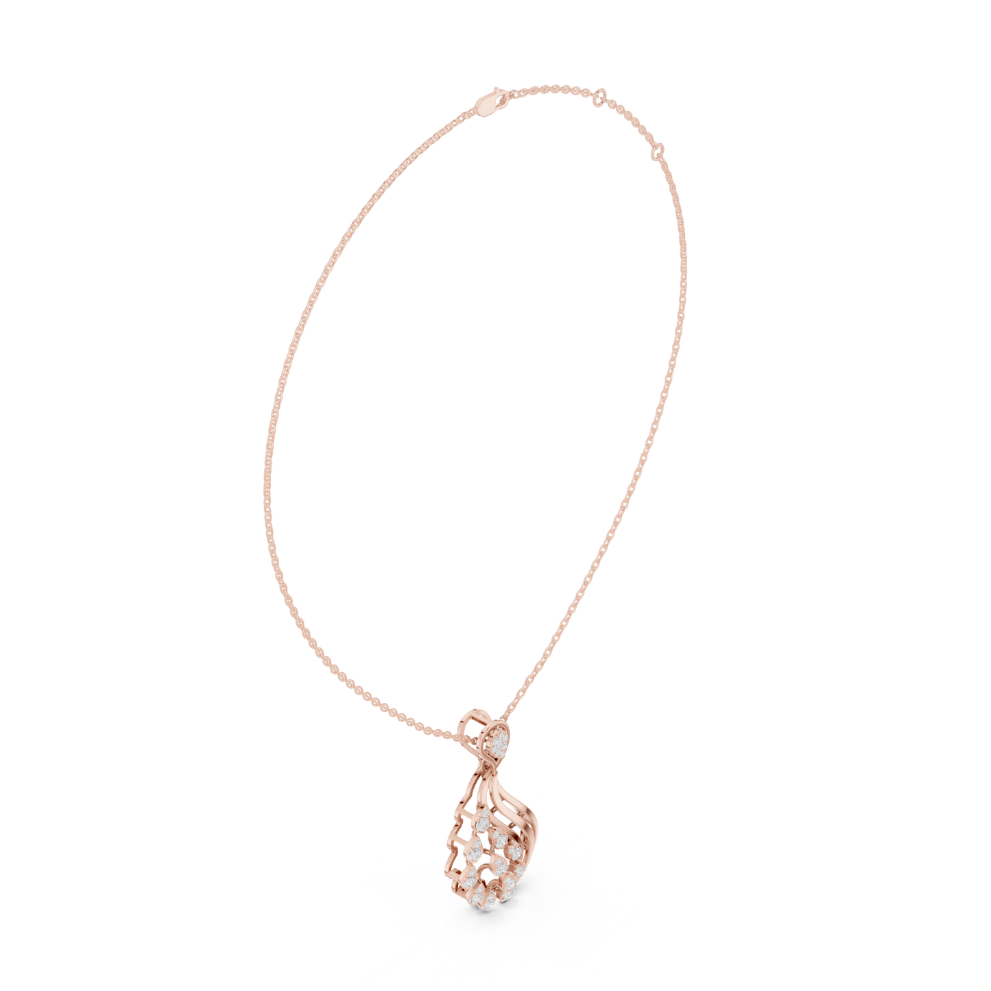 Classic Pear Diamond Pendant | Luxury Gold Necklace Style | Engagement Gift Timeless Bridal Jewelry