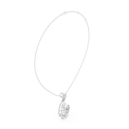 Classic Pear Diamond Pendant | Luxury Gold Necklace Style | Engagement Gift Timeless Bridal Jewelry