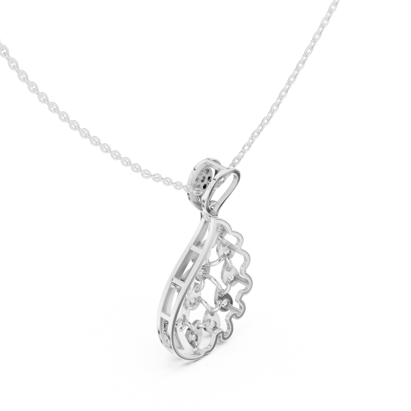 Classic Pear Diamond Pendant | Luxury Gold Necklace Style | Engagement Gift Timeless Bridal Jewelry