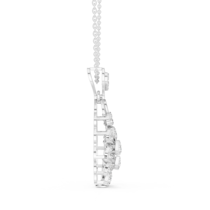 Classic Pear Diamond Pendant | Luxury Gold Necklace Style | Engagement Gift Timeless Bridal Jewelry