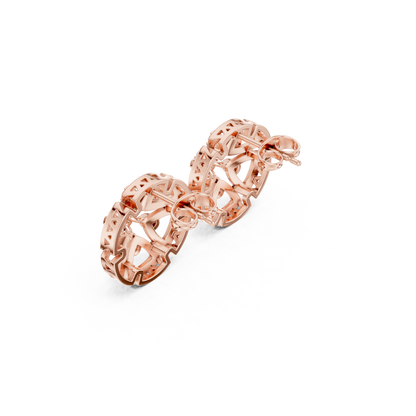 Premium Floral Diamond Studs | Luxury Gold Statement Earrings | Where Beauty Meets Timeless Craftsmanship